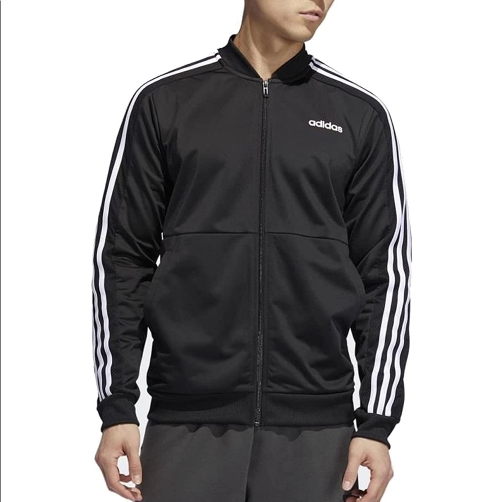 NWT Adidas Mens Essentials Linear Track Jacket